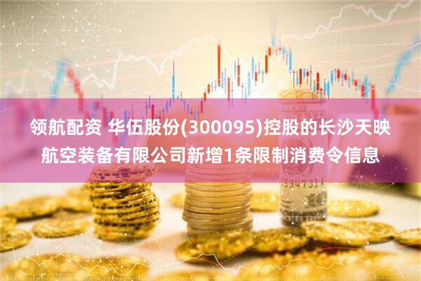 领航配资 华伍股份(300095)控股的长沙天映航空装备有限公司新增1条限制消费令信息