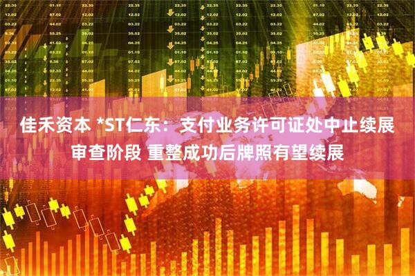佳禾资本 *ST仁东：支付业务许可证处中止续展审查阶段 重整成功后牌照有望续展