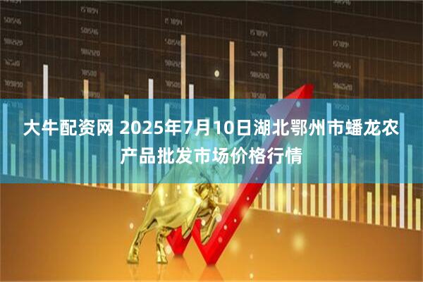 大牛配资网 2025年7月10日湖北鄂州市蟠龙农产品批发市场价格行情