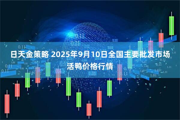 日天金策略 2025年9月10日全国主要批发市场活鸭价格行情